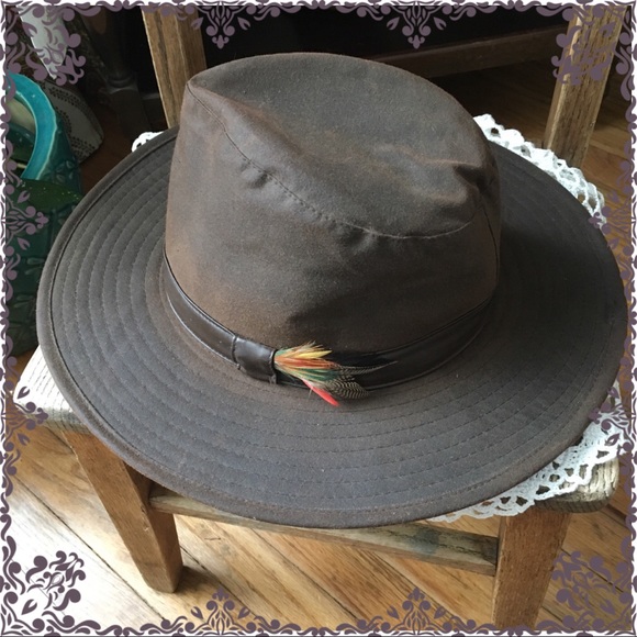 Men’s Oiled Cloth Safari Explorer Hat - Picture 3 of 5